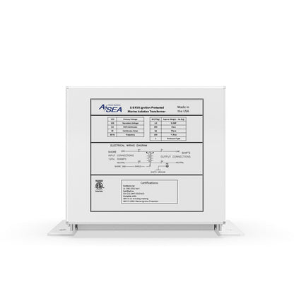 ASEA Power Systems 3.6 kVA Isolation Transformer [634003]
