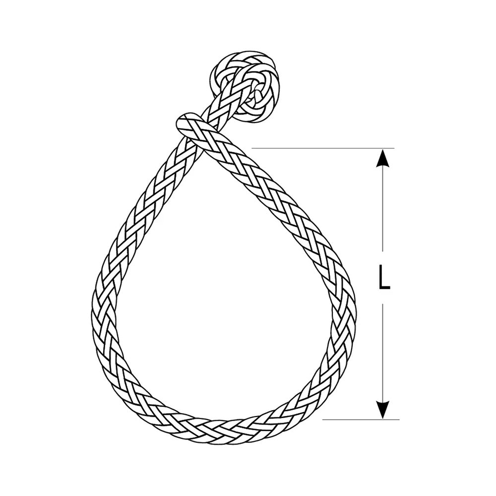 Ronstan Soft Shackle - Size XXL - 14mm x 100mm w/Robline Line [DSH-14GRY]