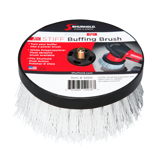 Shurhold 6-1/2" Stiff Brush f/Dual Action Polisher [3205]