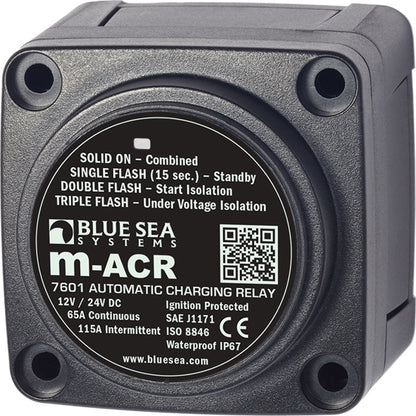 Blue Sea 7601 DC Mini ACR Automatic Charging Relay - 65 Amp [7601]