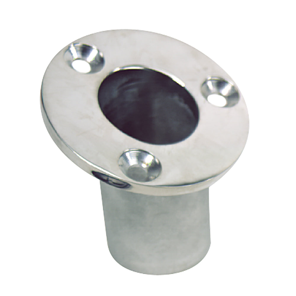 Whitecap Flush Mount Flag Pole Socket - Stainless Steel - 1-1/4" ID [6170]