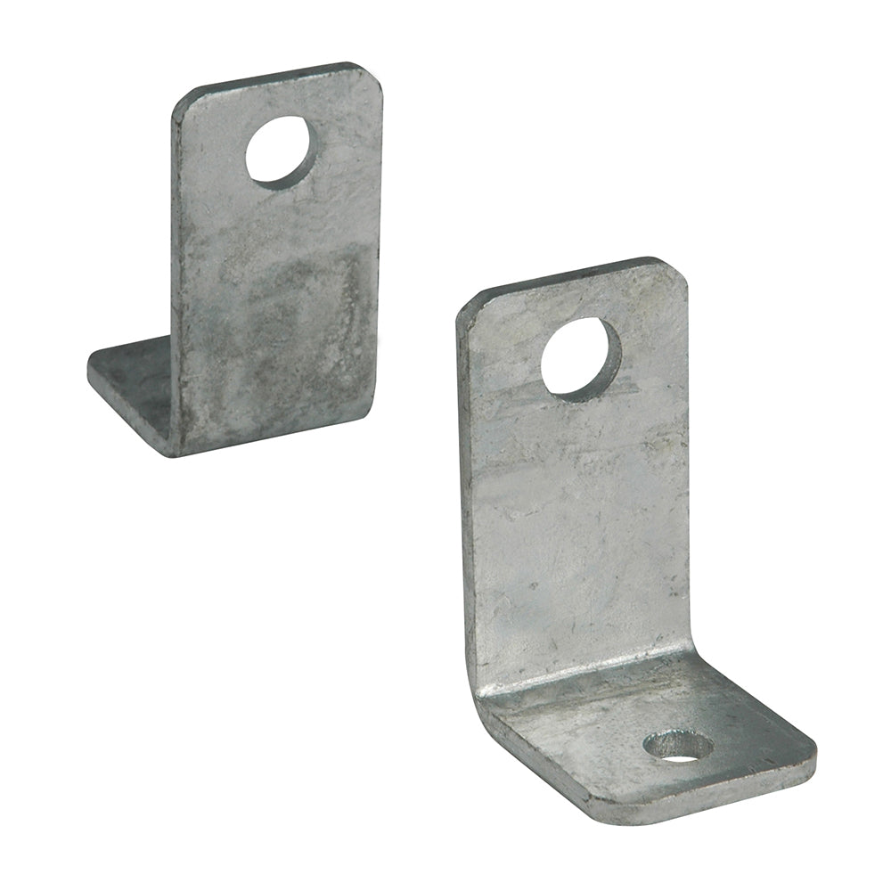 C.E. Smith Side Angle "L" Bracket - Pair - Galvanized [10211G]