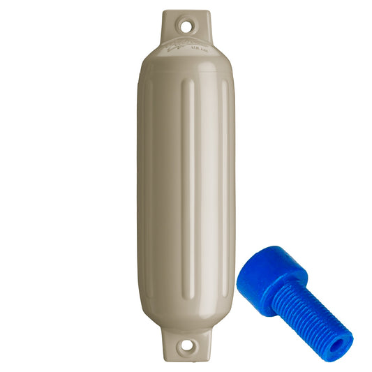 Polyform G-2 Twin Eye Fender 4.5" x 15.5" - Sand w/Adapter [G-2-SAND]