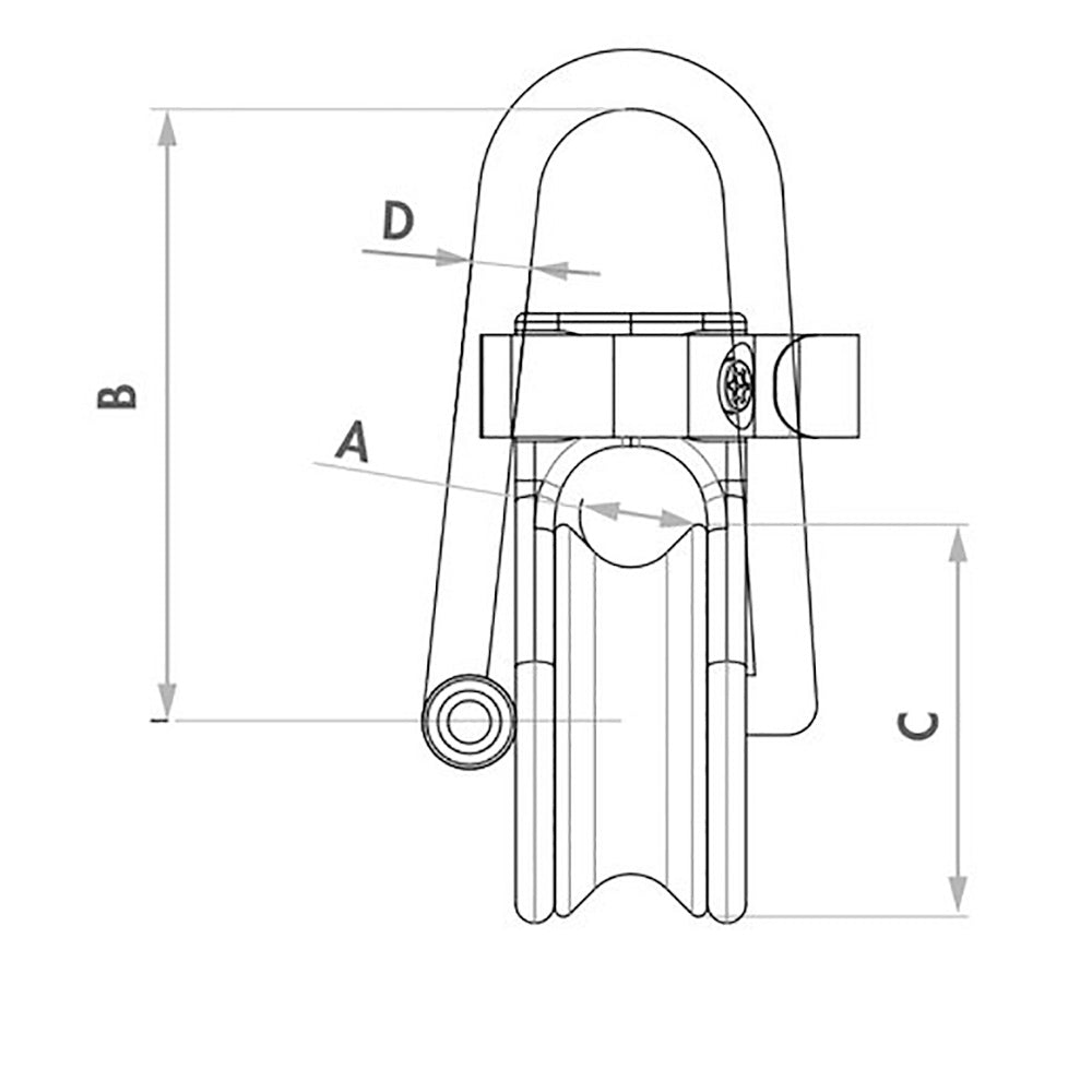 Wichard Soft Snatch Block - 12mm Rope Size [36020]